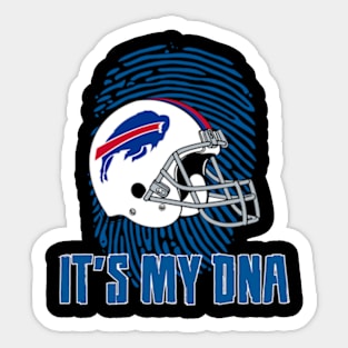 Buffalo Bills DNA Blue Sticker